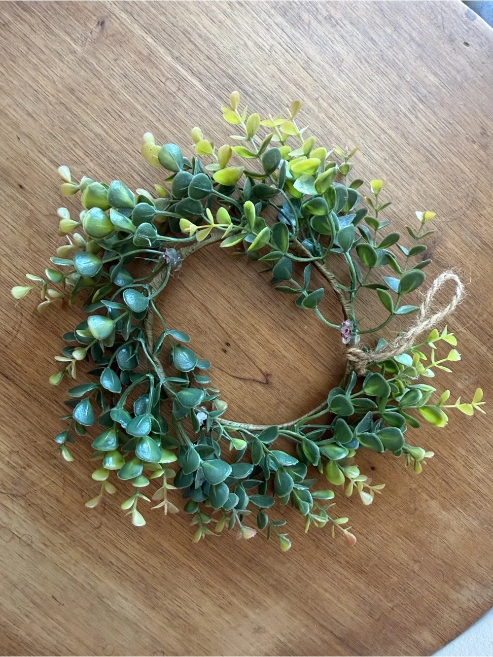Target Green and Yellow Faux Boxwood Wreath Set